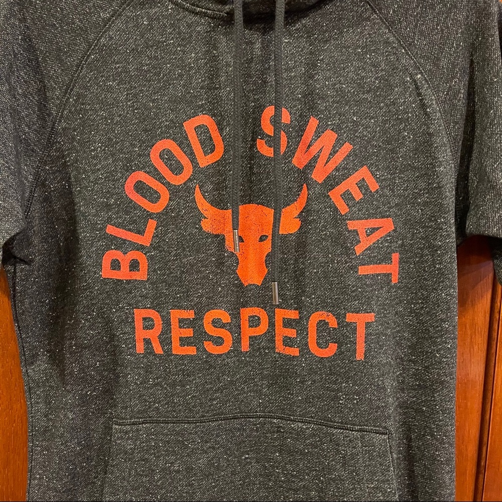 Under Armour Project Rock Short Sleeve Hoodie - Picture 3 of 7